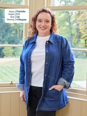 Margaret - Belted Denim Jacket