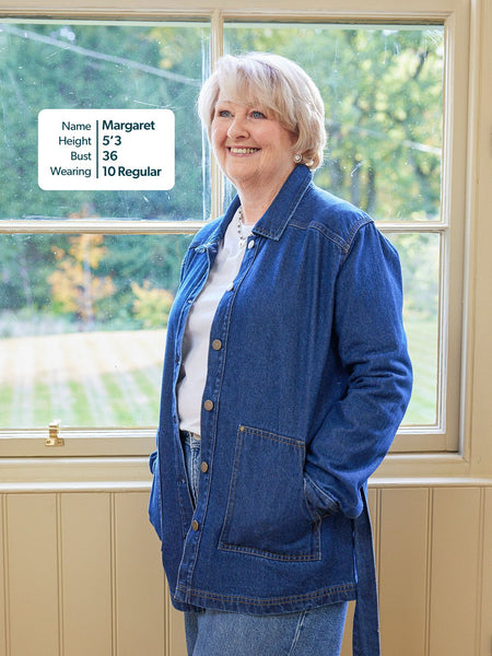 Margaret - Belted Denim Jacket