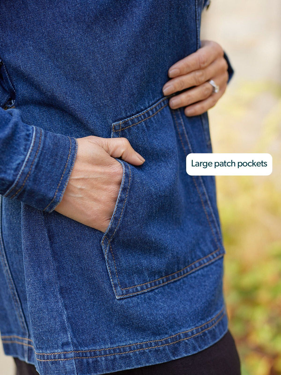 Margaret - Belted Denim Jacket