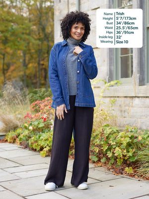 Margaret - Belted Denim Jacket