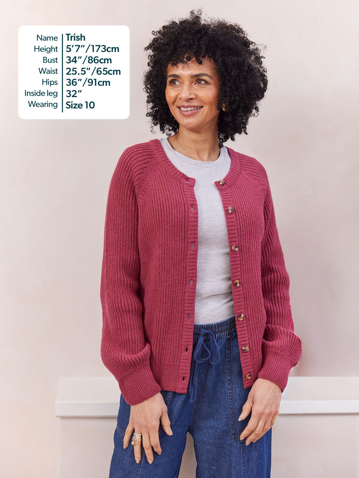 Margot Lambswool Rib Cardigan - Raspberry Pink – This is Unfolded