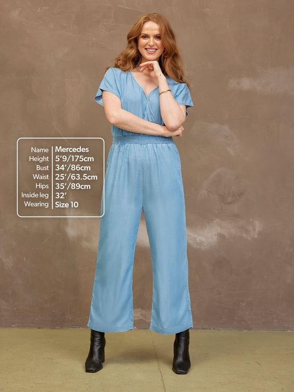 Maxie Lyocell Denim Jumpsuit