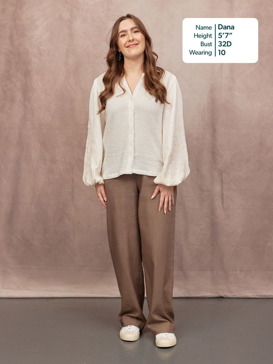 Meryl Summer Trouser - Mushroom