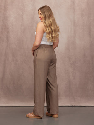 Meryl Summer Trouser - Mushroom