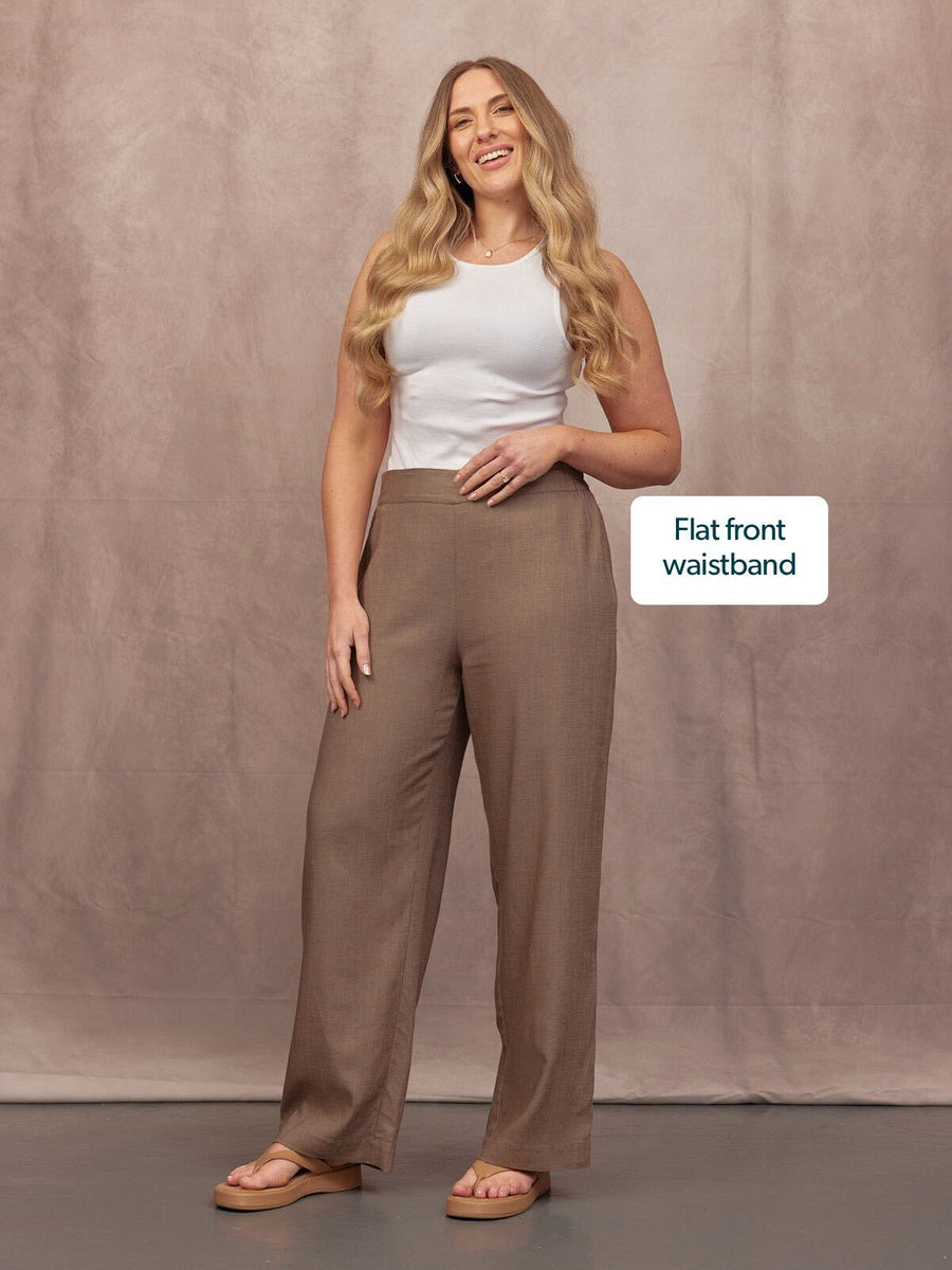 Meryl Summer Trouser - Mushroom