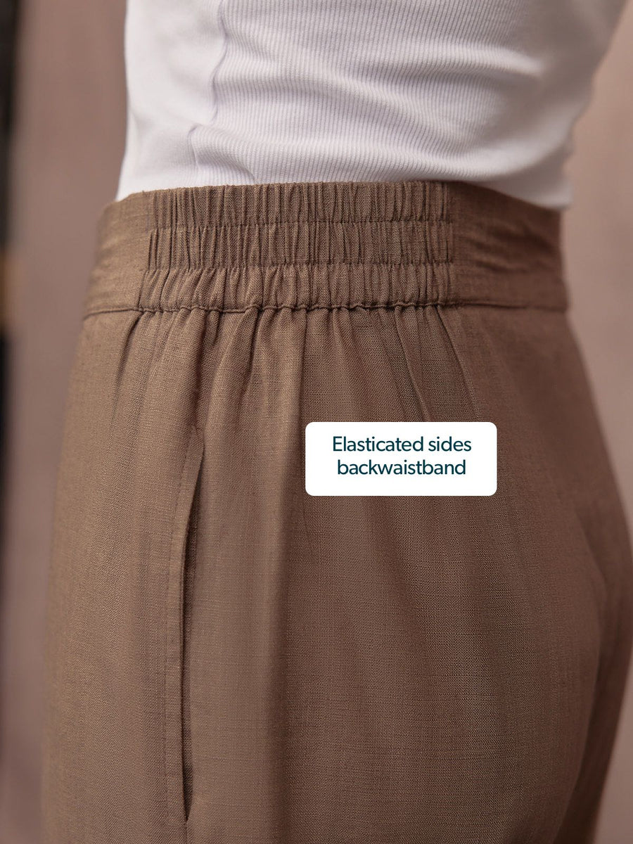 Meryl Summer Trouser - Mushroom