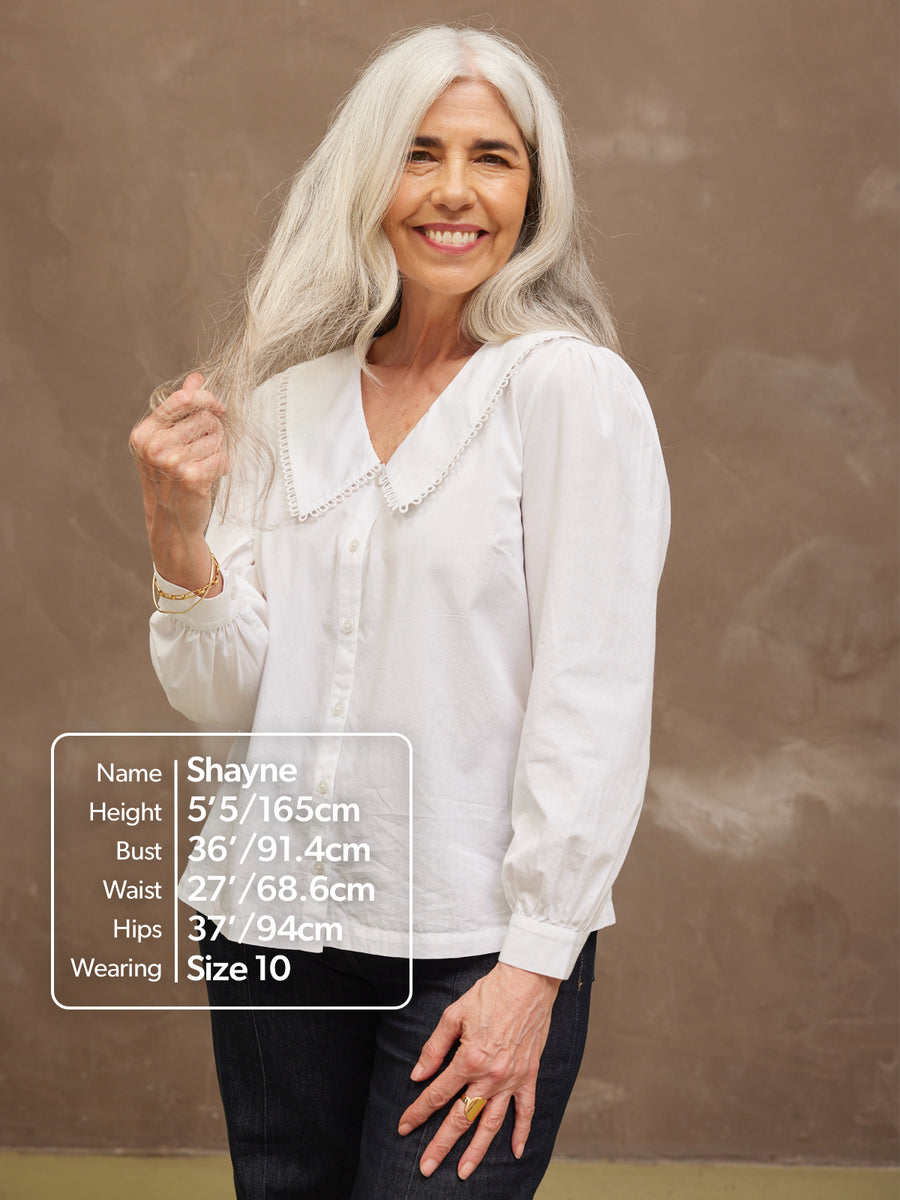 Murron - Collared Shirt - White