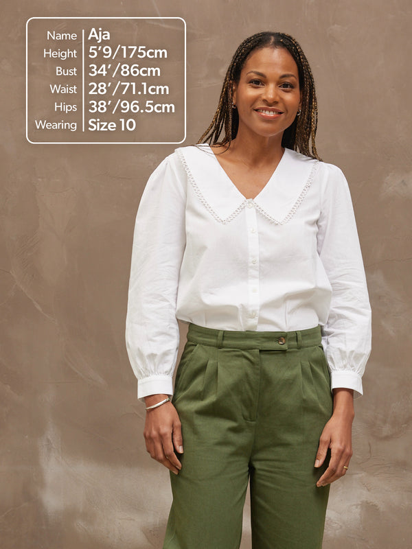 Murron - Collared Shirt - White