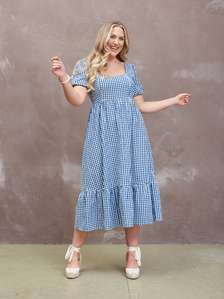 Judy Gingham Dress - Sample