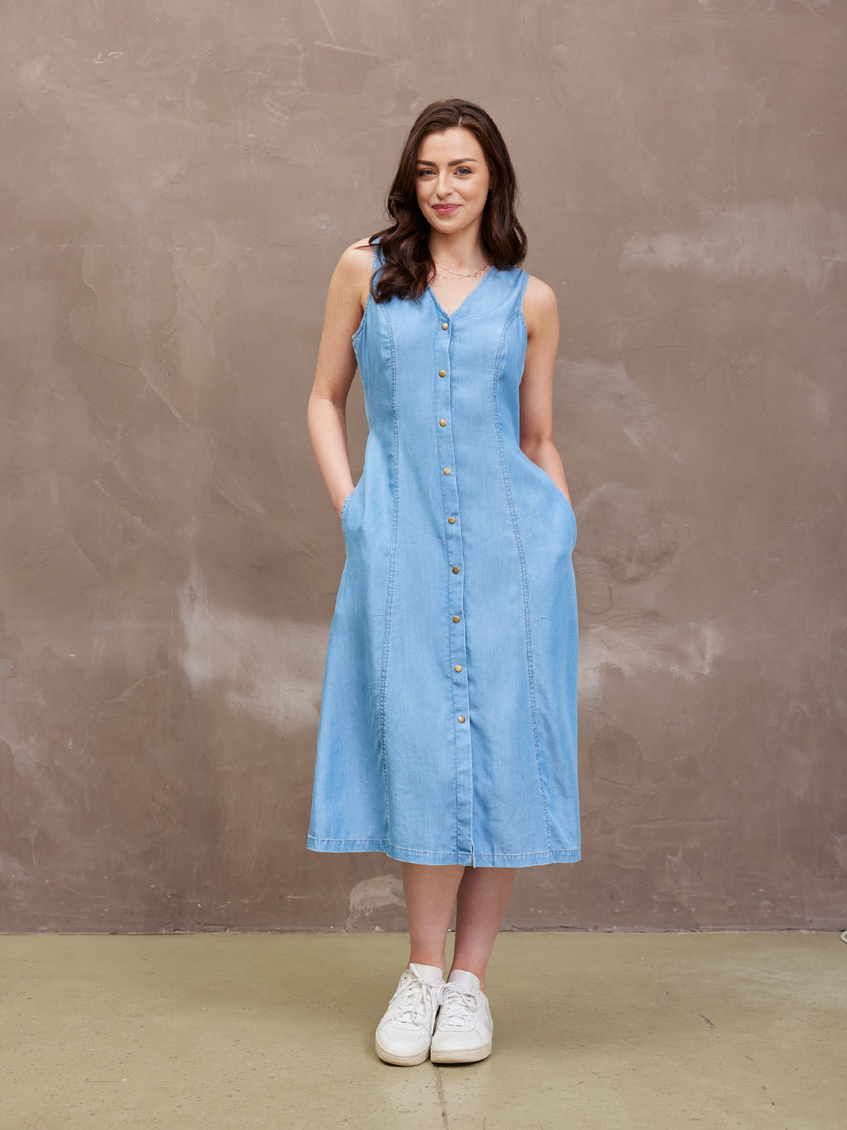 Ada Tencel Denim Dress This is Unfolded Ada Tencel Denim Dress This is Unfolded