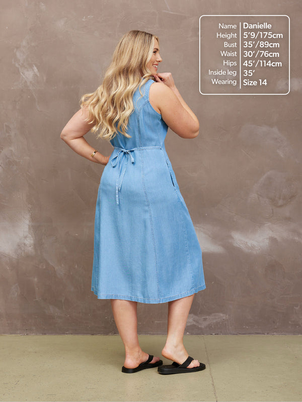 Ada Tencel Denim Dress