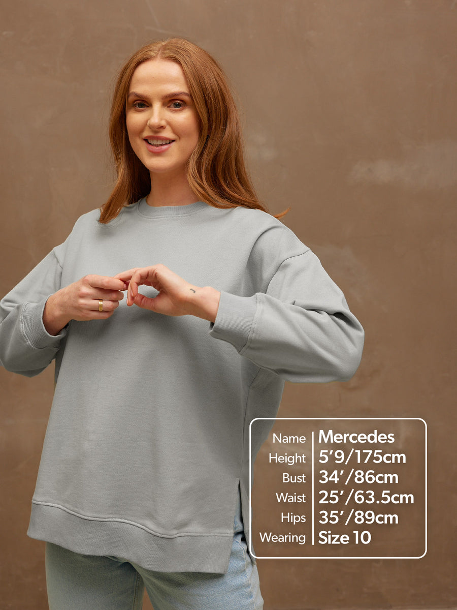 Nicky - Crew Sweat - Grey