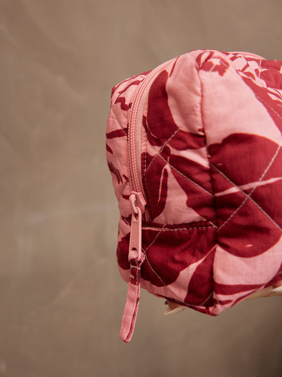 Mabel - Washbag - Pink & Red