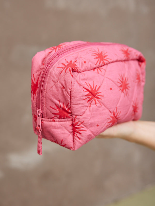 Mabel Washbag - Pink Star Print