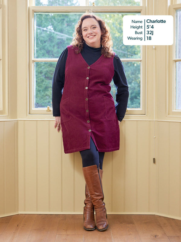 Polly - High Neck Jersey Top - Black