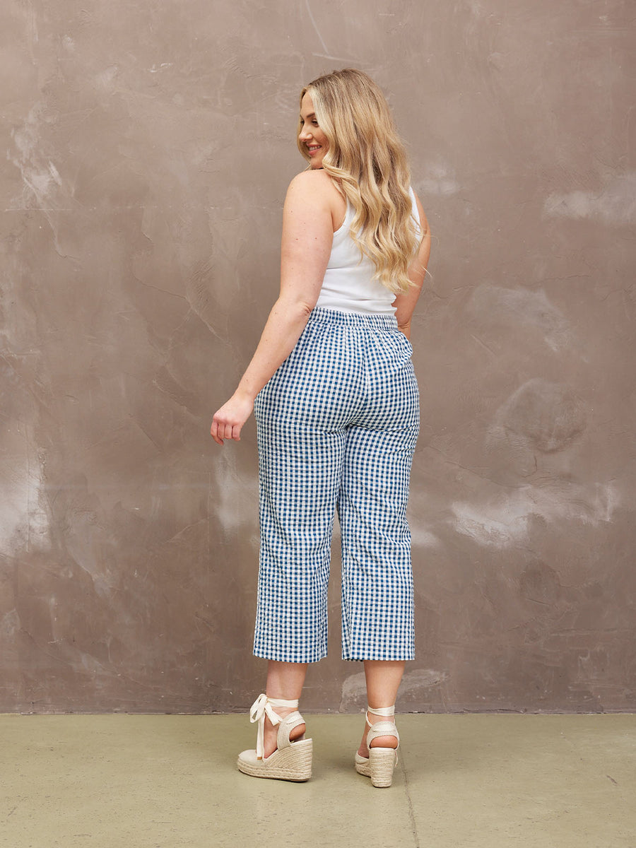 Rhianna Gingham Culotte - Sample