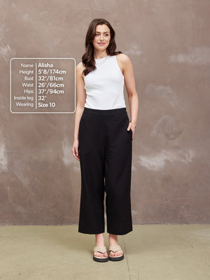 Rhianna Black Culotte