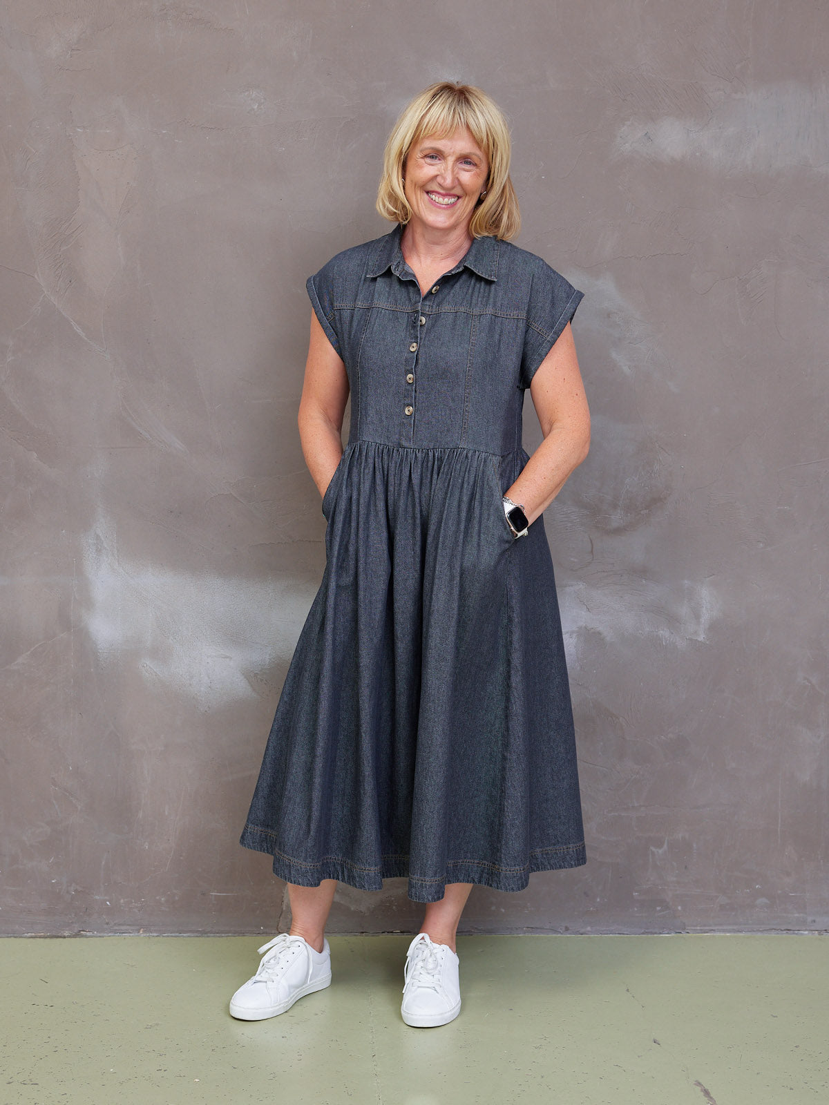 Rhiona Dress - Charcoal – This is Unfolded