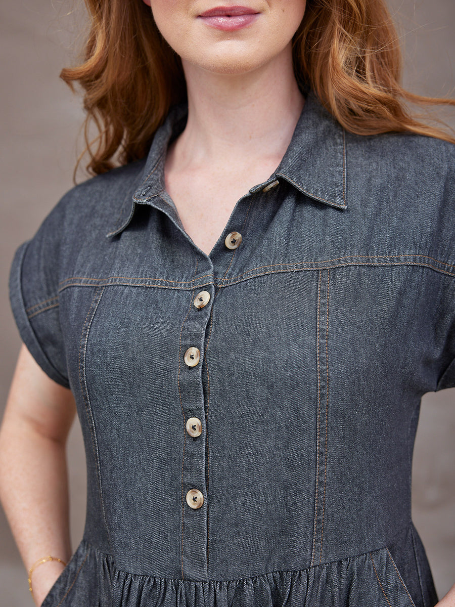 Rhiona Dress - Charcoal