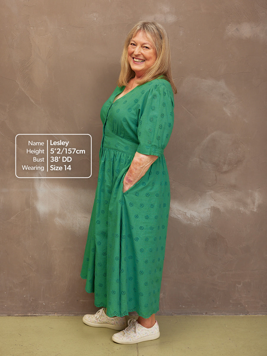 Rodica Broderie Dress - Sample