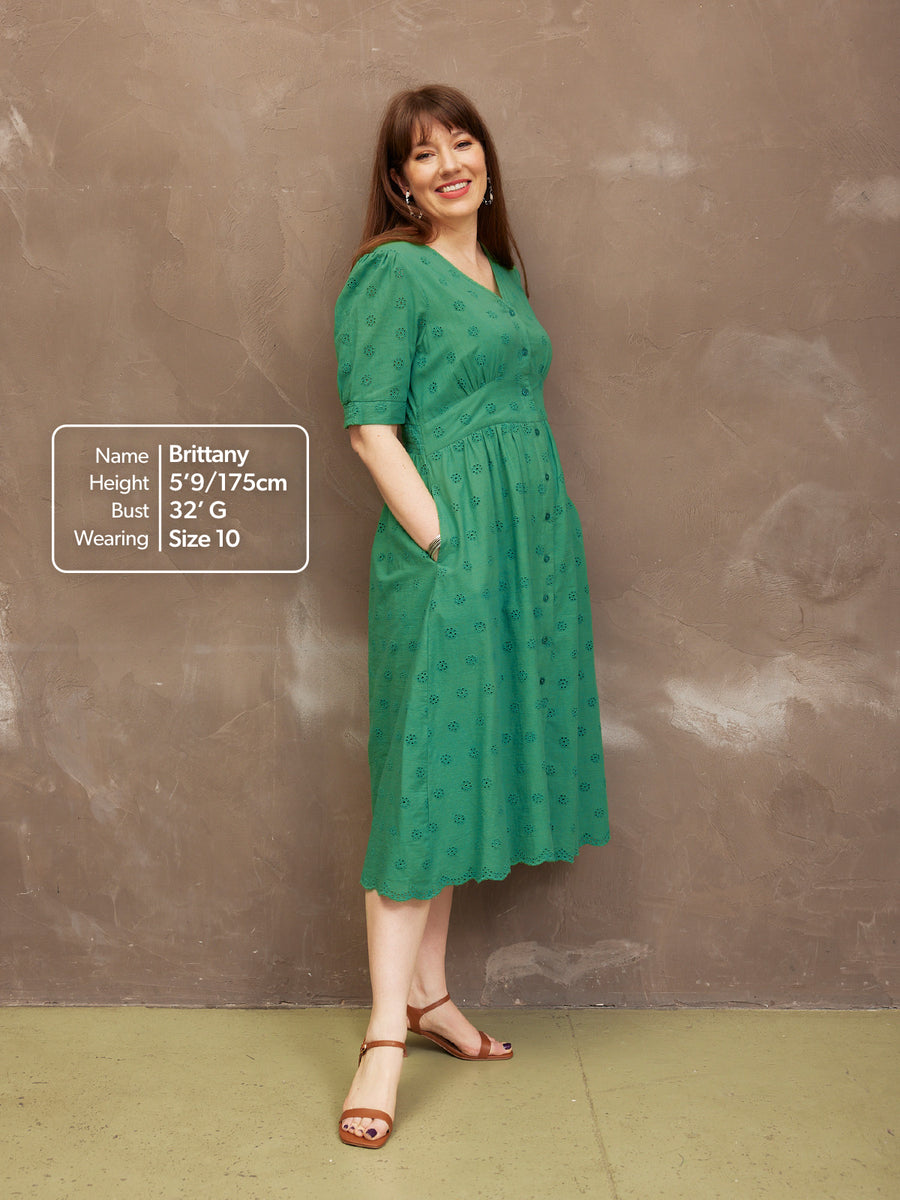 Rodica Broderie Dress - Sample