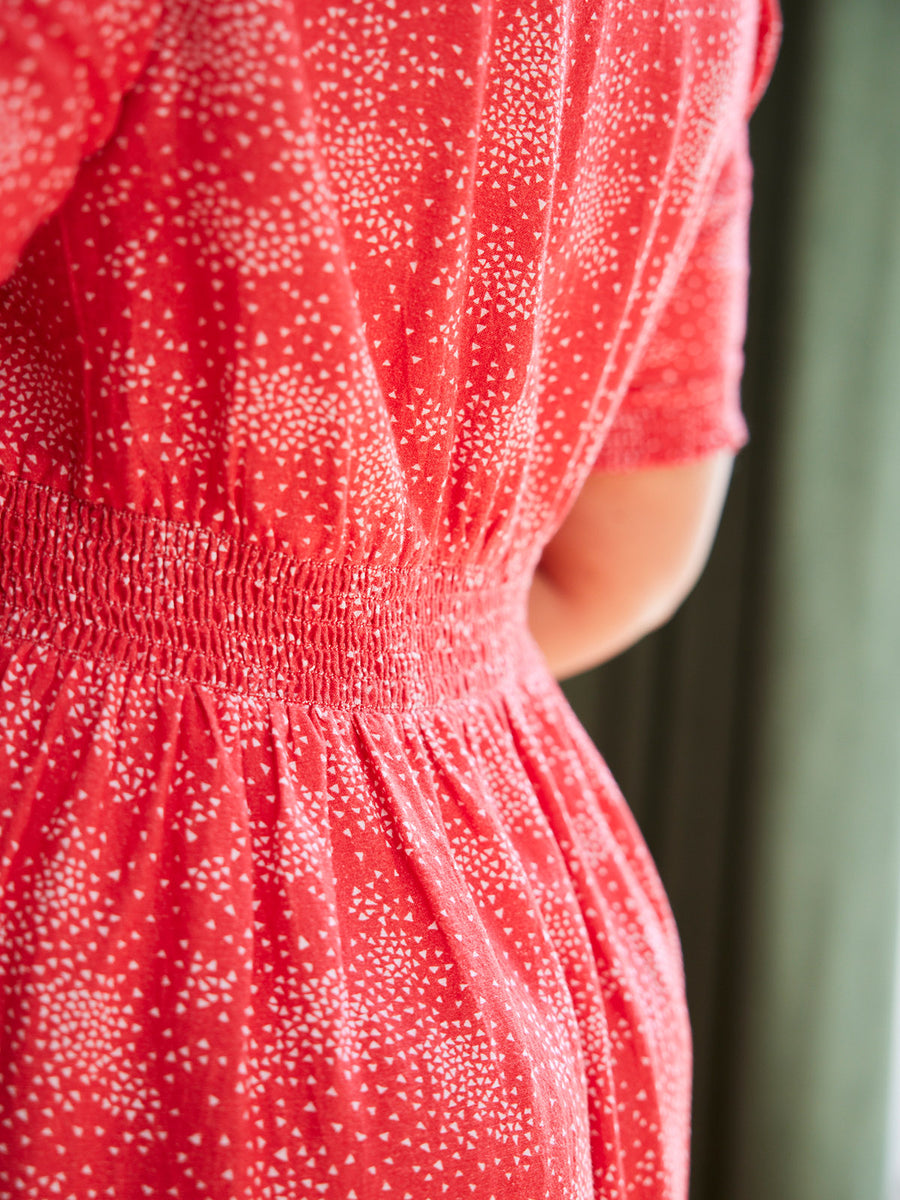 Rodica Dress - Triangle Print