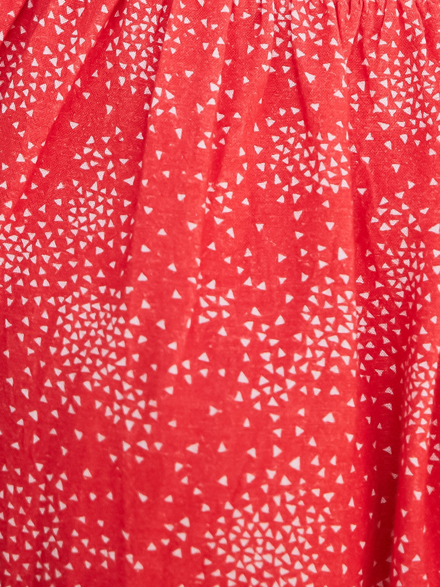 Rodica Dress - Triangle Print