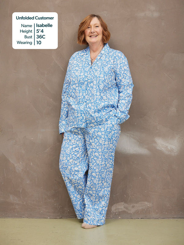Rosie Pyjamas - Blue Floral Print