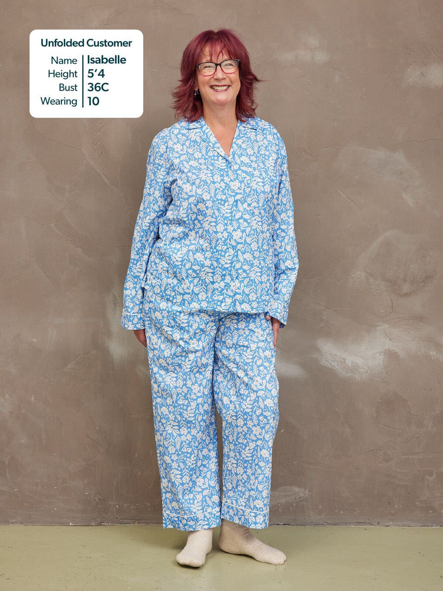 Rosie Pyjamas - Blue Floral Print