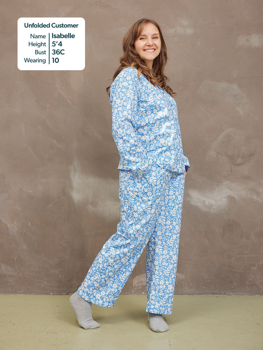 Rosie Pyjamas - Blue Floral Print