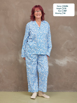 Rosie Pyjamas - Blue Floral Print