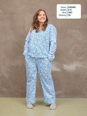 Rosie Pyjamas - Blue Floral Print