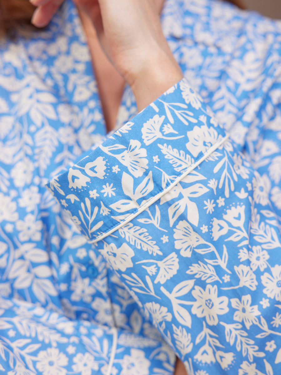 Rosie Pyjamas - Blue Floral Print