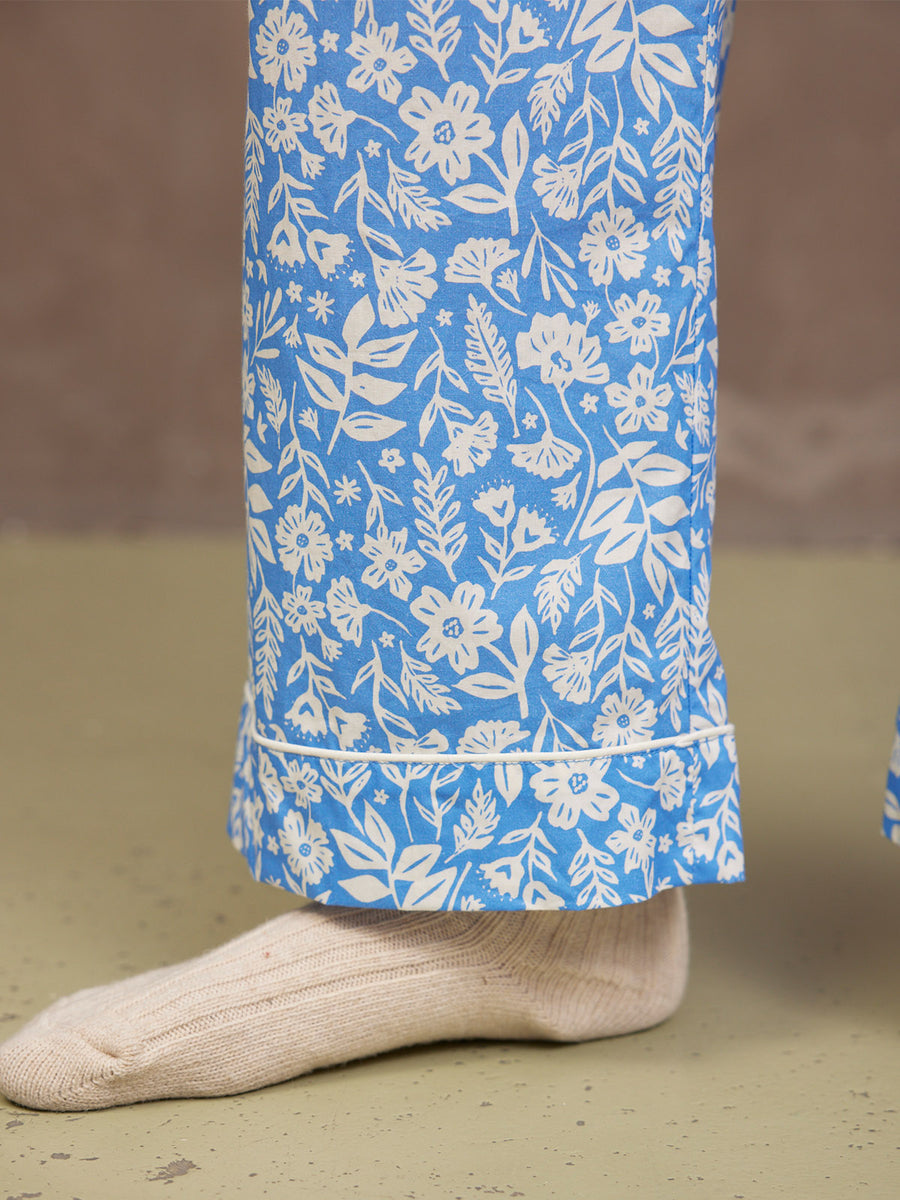 Rosie Pyjamas - Blue Floral Print