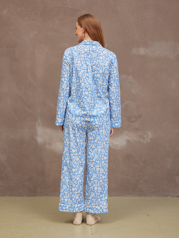 Rosie Pyjamas - Blue Floral Print