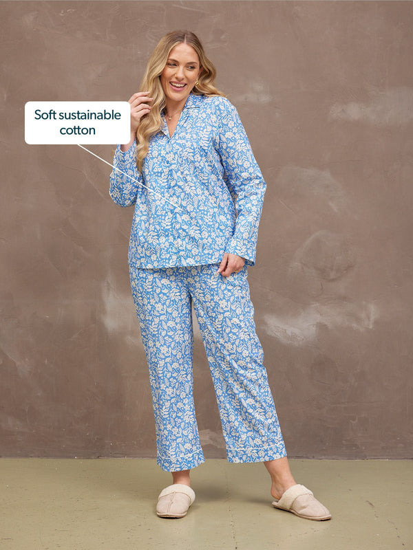 Rosie Pyjamas - Blue Floral Print