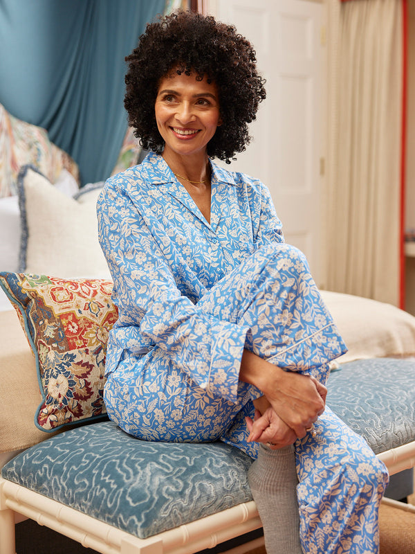 Rosie Pyjamas - Blue Floral Print