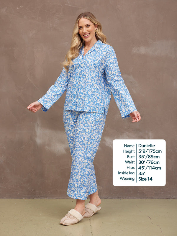 Rosie Pyjamas - Blue Floral Print