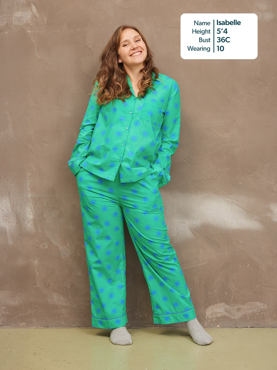 Rosie PJ - Green Star & Washbag Bundle