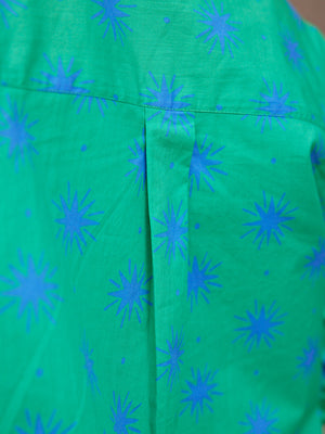 Rosie Pyjamas - Green Star Print
