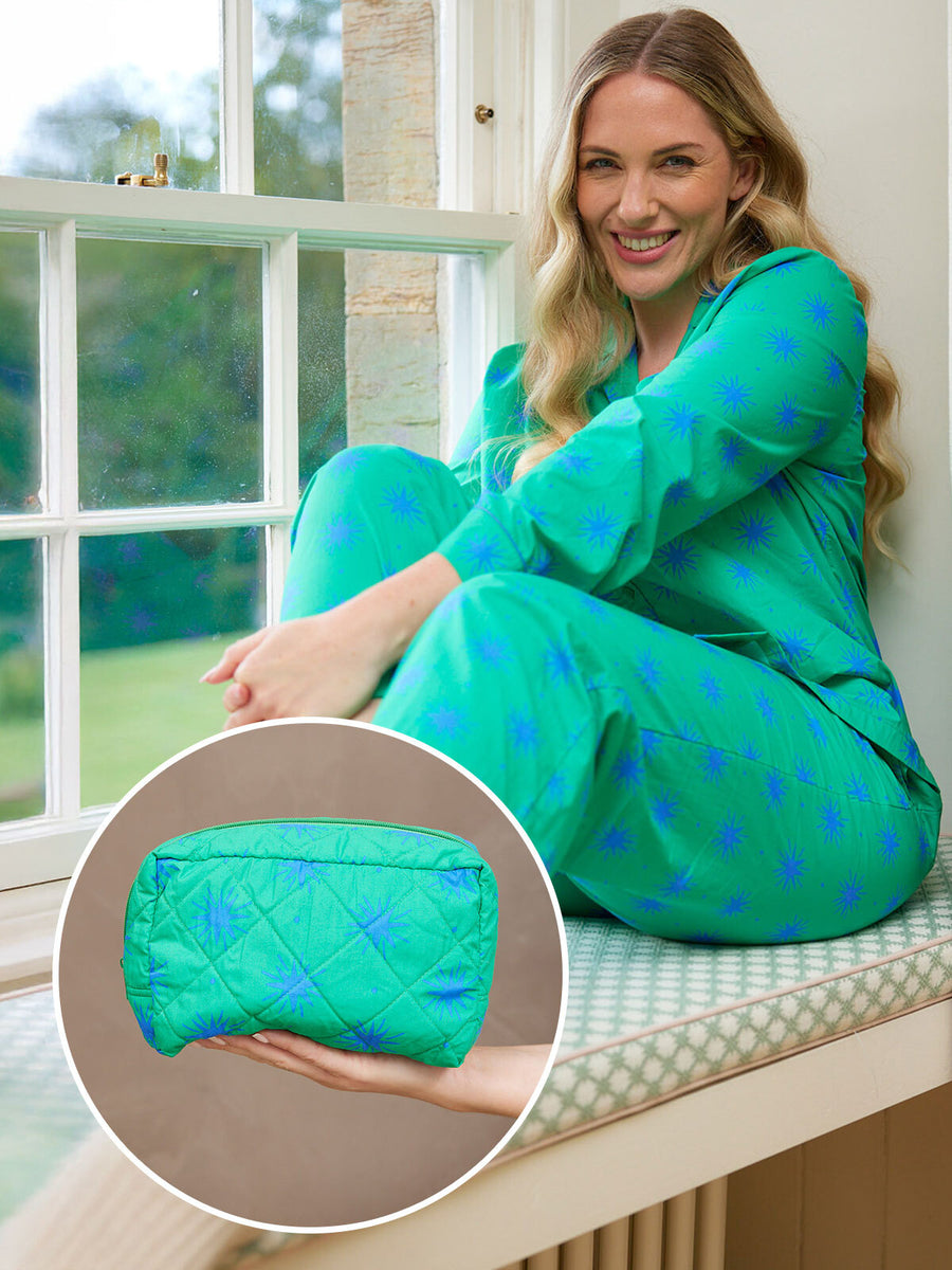 Rosie PJ - Green Star & Washbag Bundle