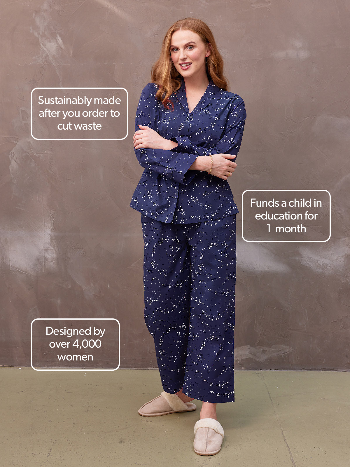 Navy discount pyjama set