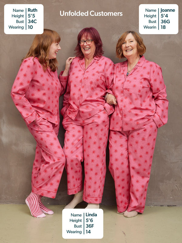 Rosie Pyjamas - Pink Star Print