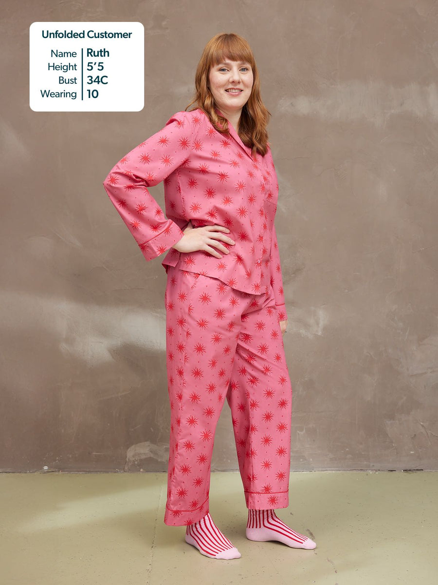 Rosie Pyjamas - Pink Star Print