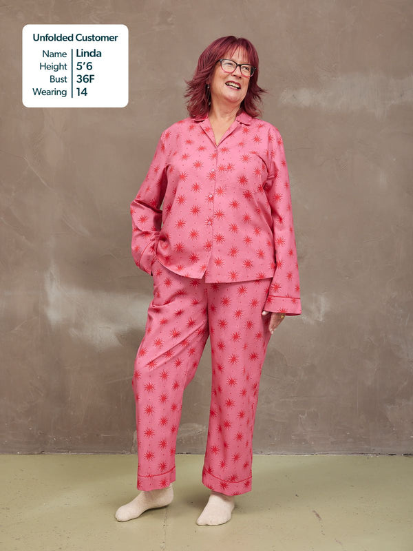 Rosie Pyjamas - Pink Star Print