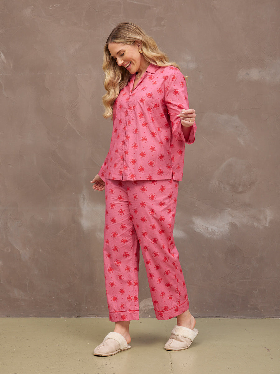 Rosie Pyjamas - Pink Star Print