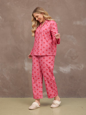 Rosie Pyjamas - Pink Star Print