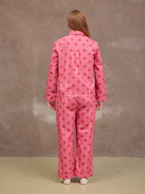 Rosie Pyjamas - Pink Star Print