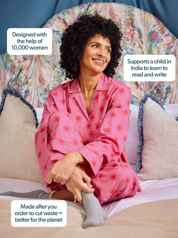 Rosie Pyjamas - Pink Star Print