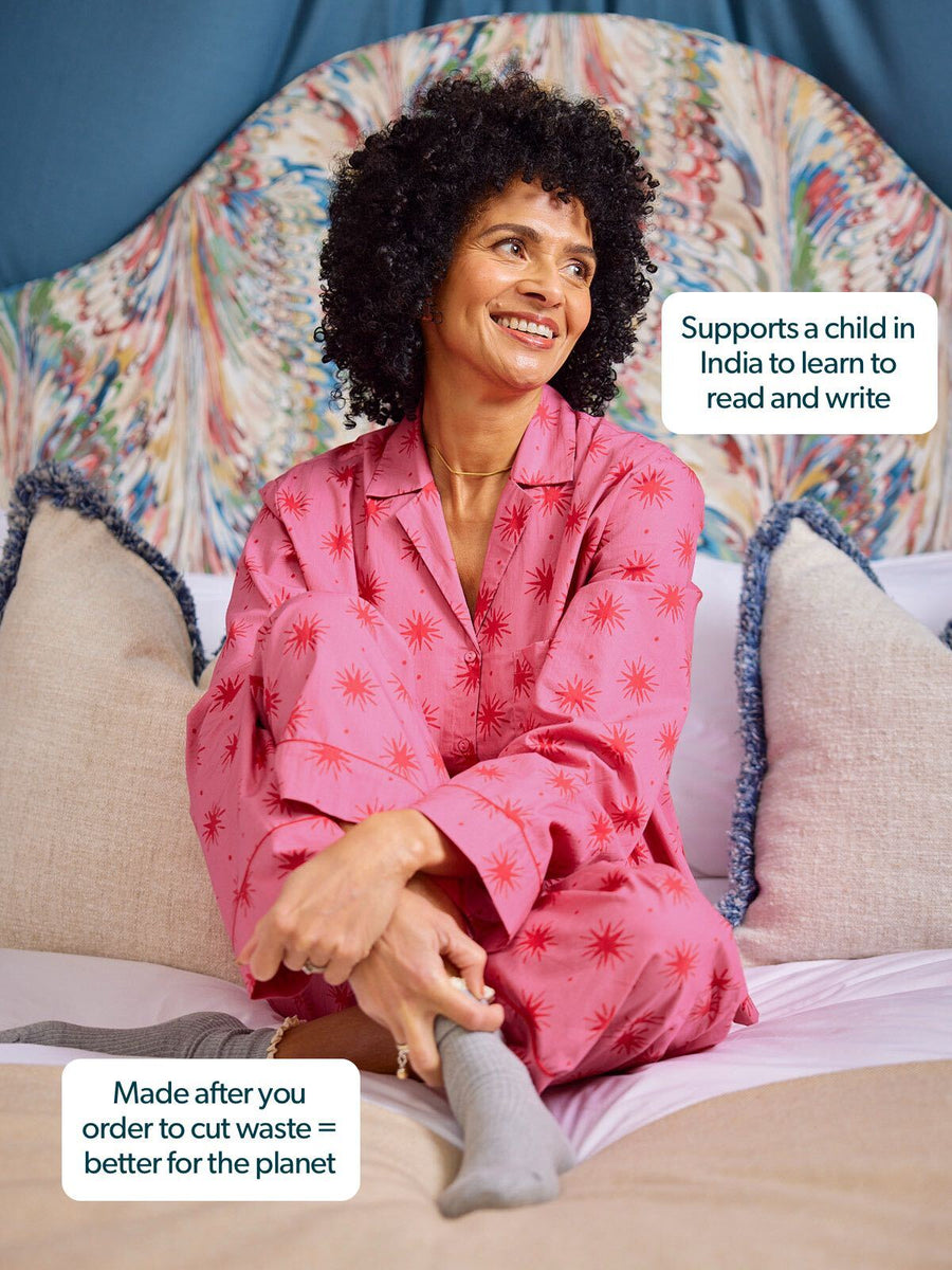 Rosie Pyjamas - Pink Star Print